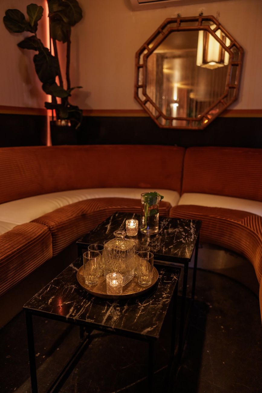 Banquette detail